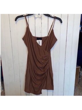 Lumiere Urban Outfitters Mini Dress Brown Size S